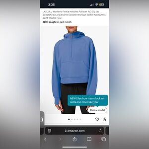 LASLULU Quarter zip (Size Small)